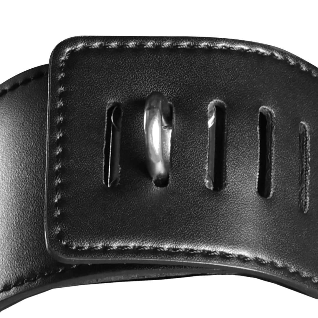 Hoofdkap met ritsmond en slot – Zwart