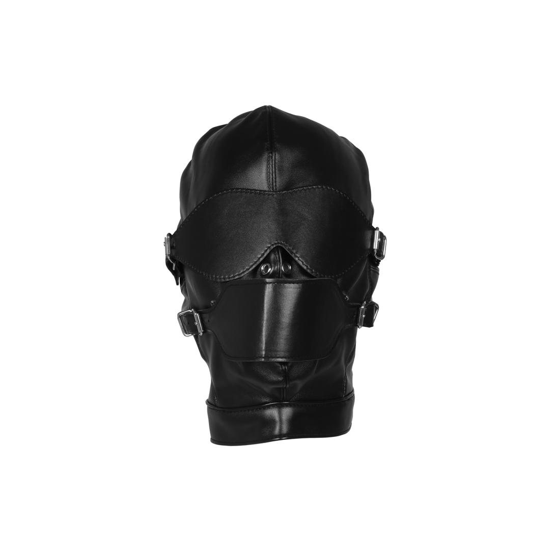 Blindfolded Mask met Ademend Ball Gag – Zwart