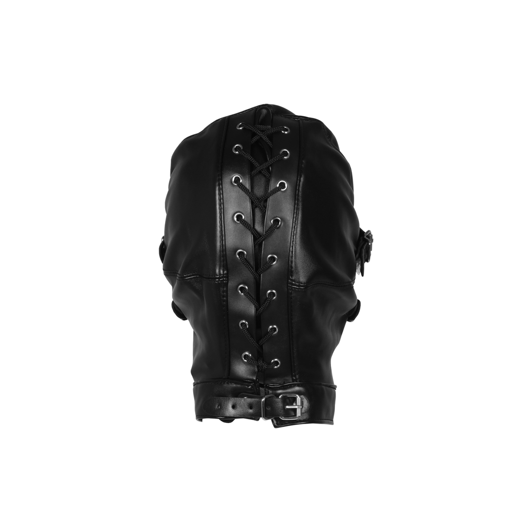 Blindfolded Mask met Ademend Ball Gag – Zwart