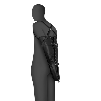 Vetersluiting Volledige Mouw Armbeperking - Zwart