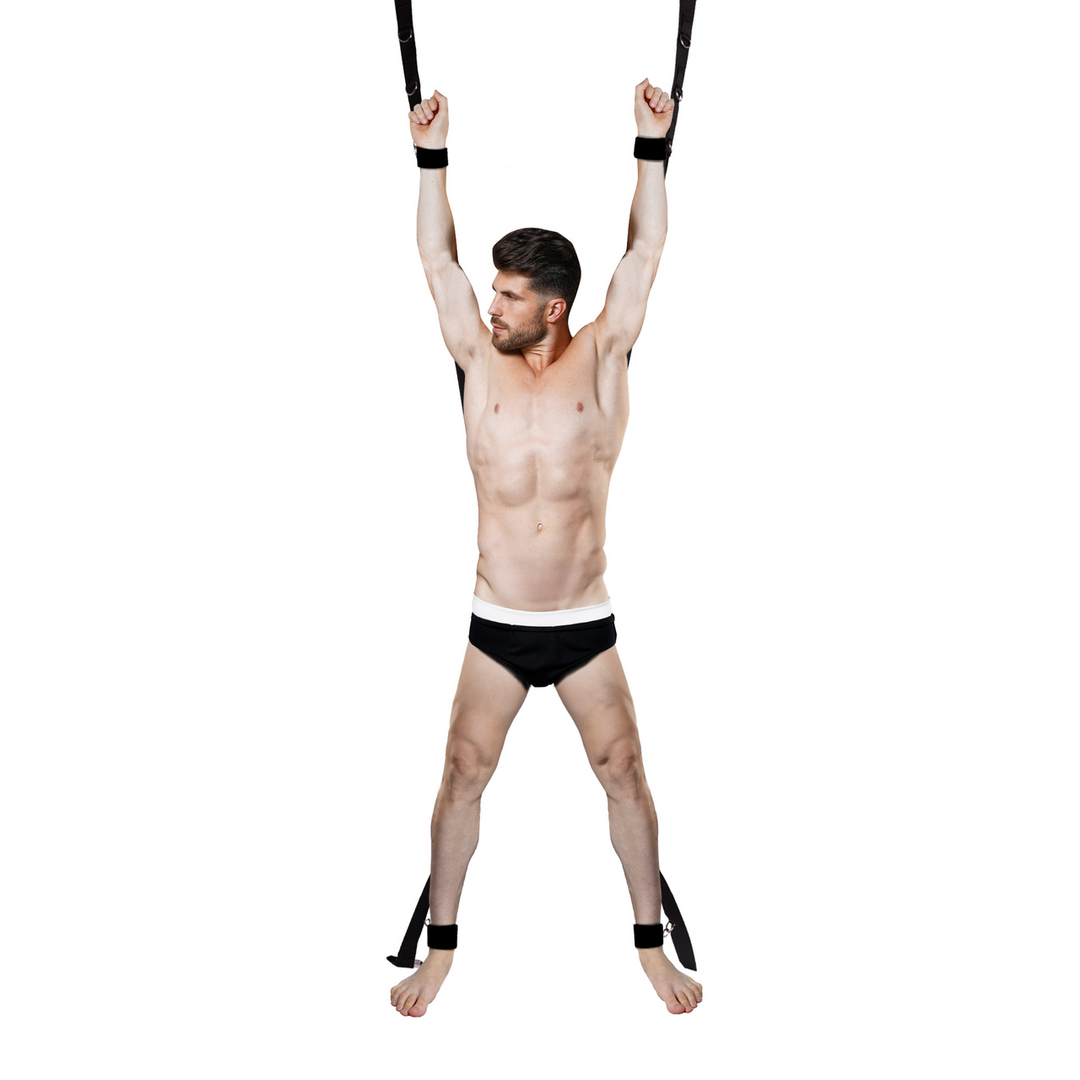 Over de Deur Bondage Kruis – Zwart