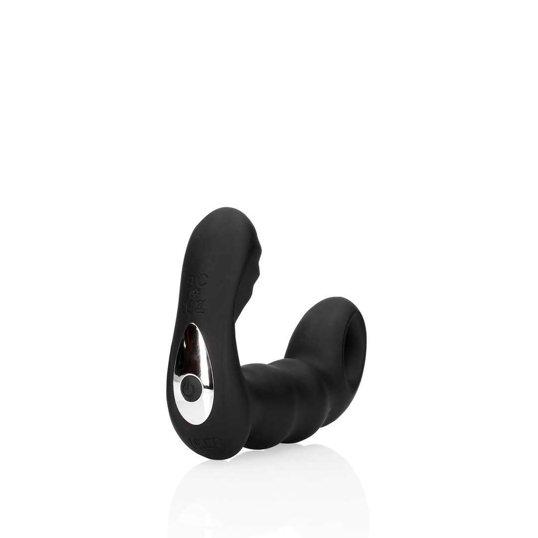 Beaded Vibrerende Prostaat Massager met Afstandsbediening – Zwart