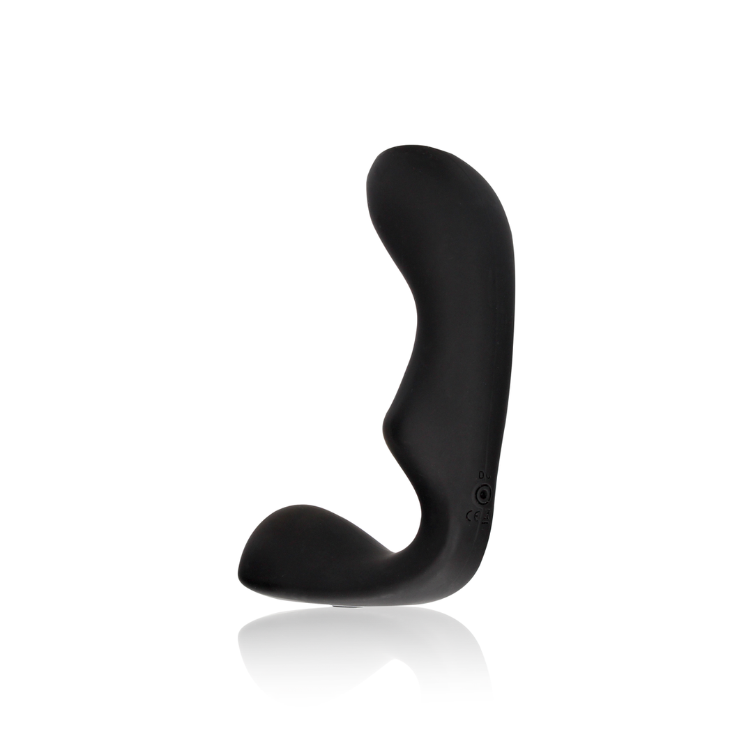 Puntige Vibrerende Prostaatmassager met Afstandsbediening – Zwart