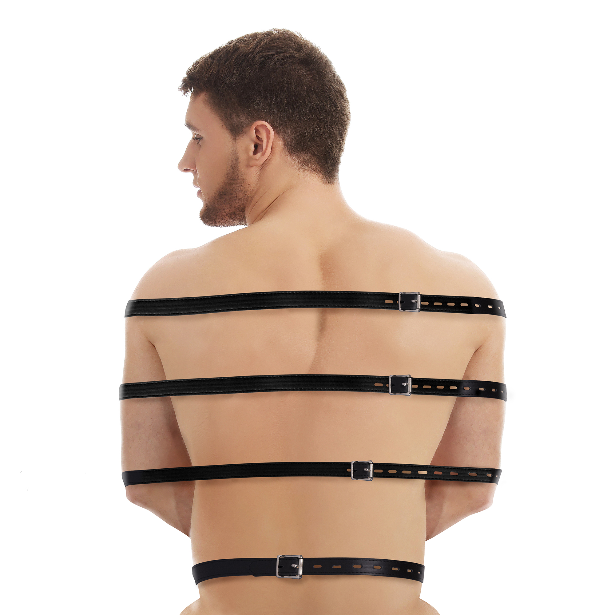 Volledige Lichaams Bondage Riemen – Zwart