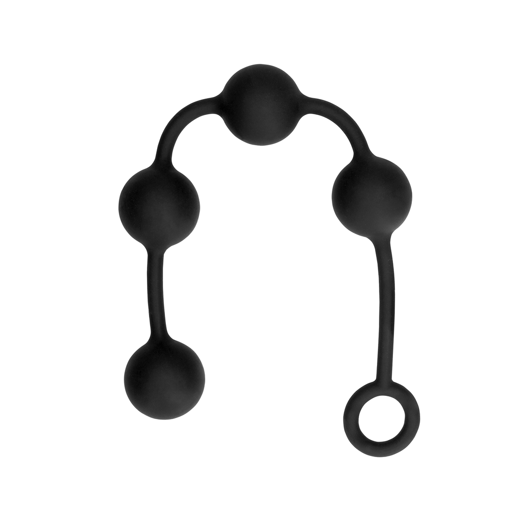 Silicone Anale Ballen – Medium – Zwart