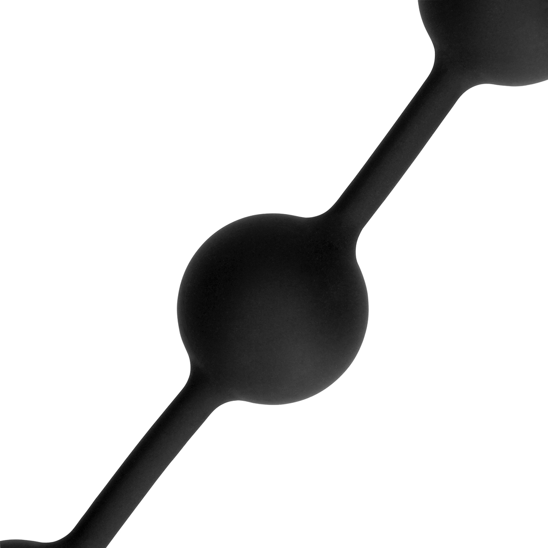 Silicone Anale Ballen – Medium – Zwart
