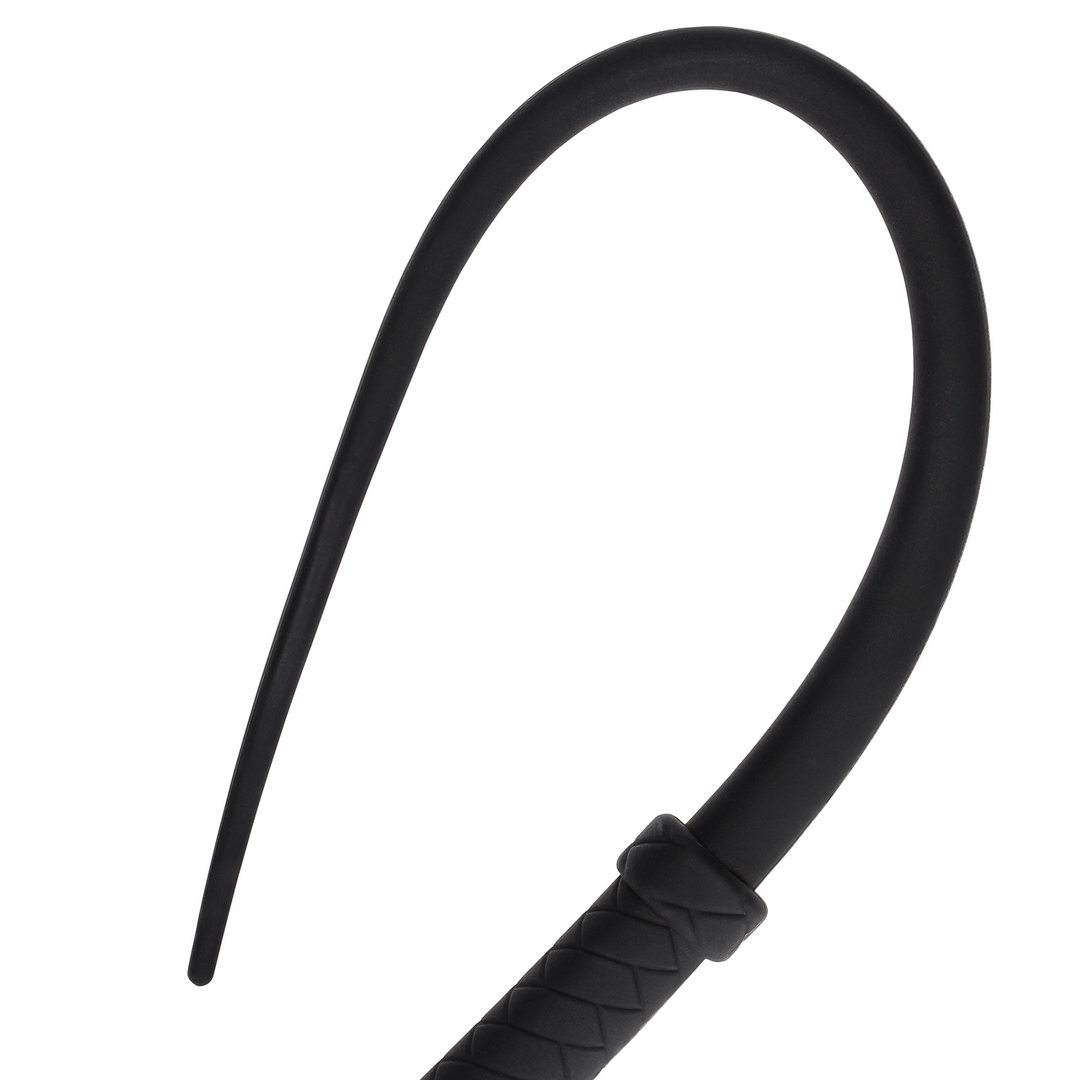 Silicone Staartzweep – Zwart