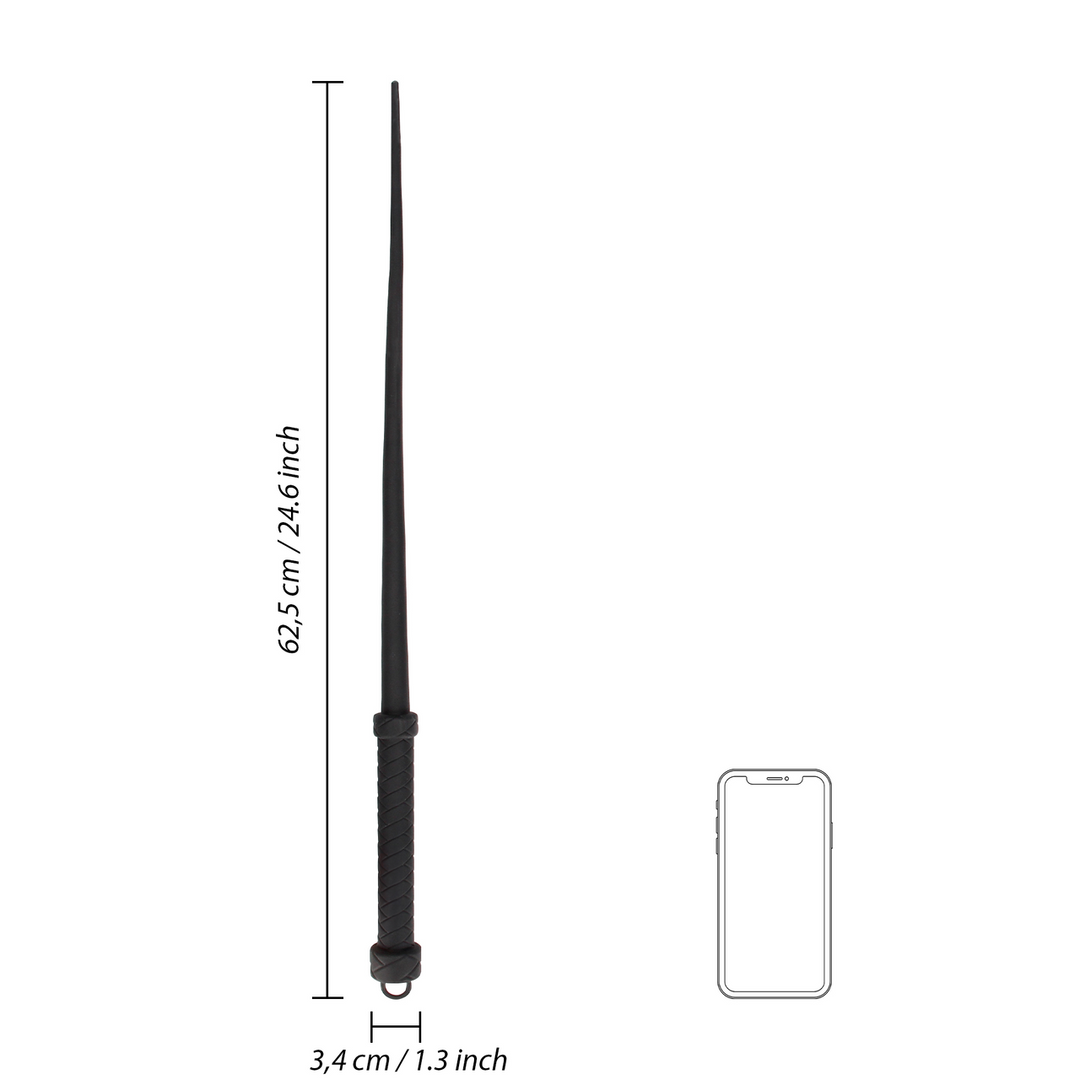 Silicone Staartzweep – Zwart