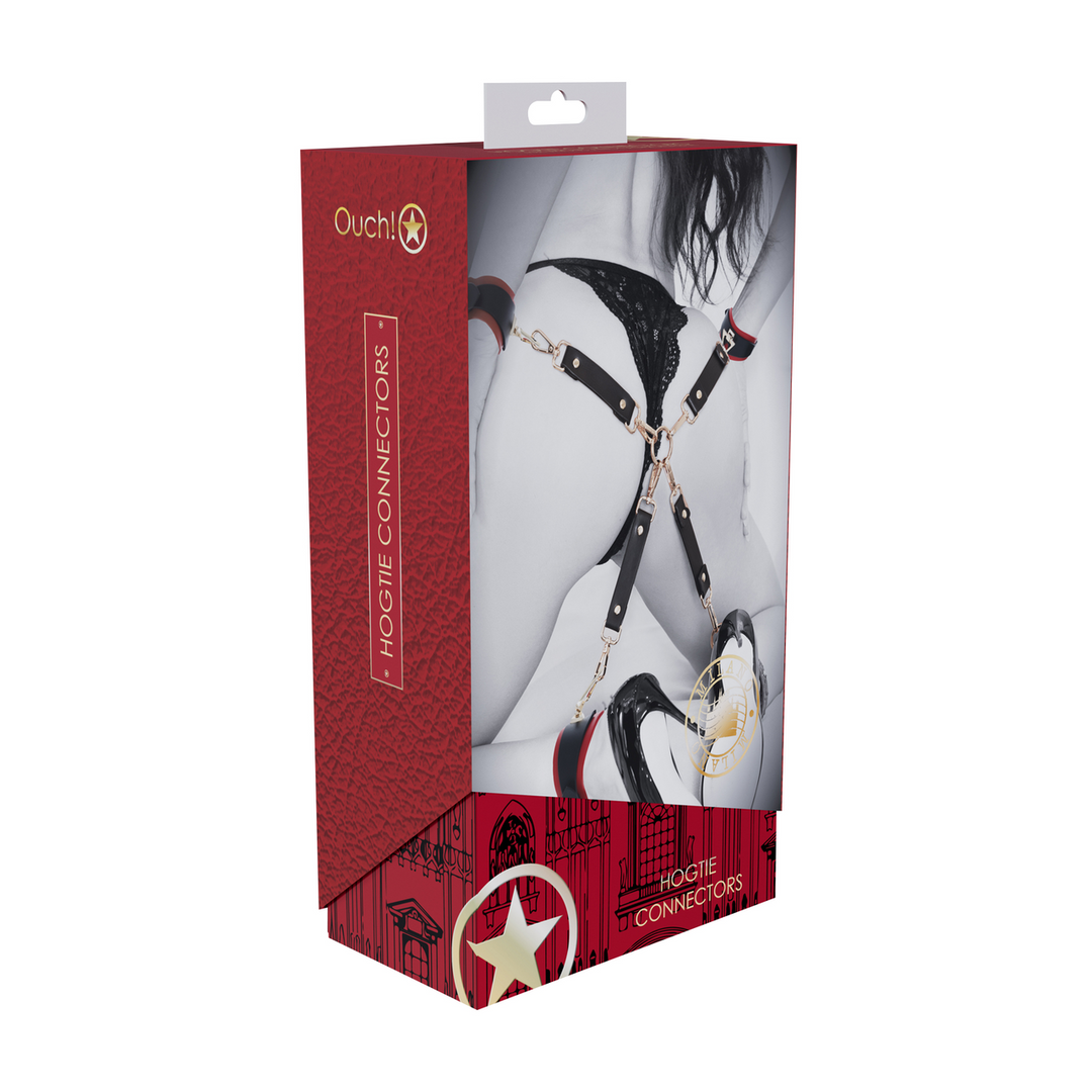 Milan Collectie – Hogtie Verbinders – Zwart/Rood