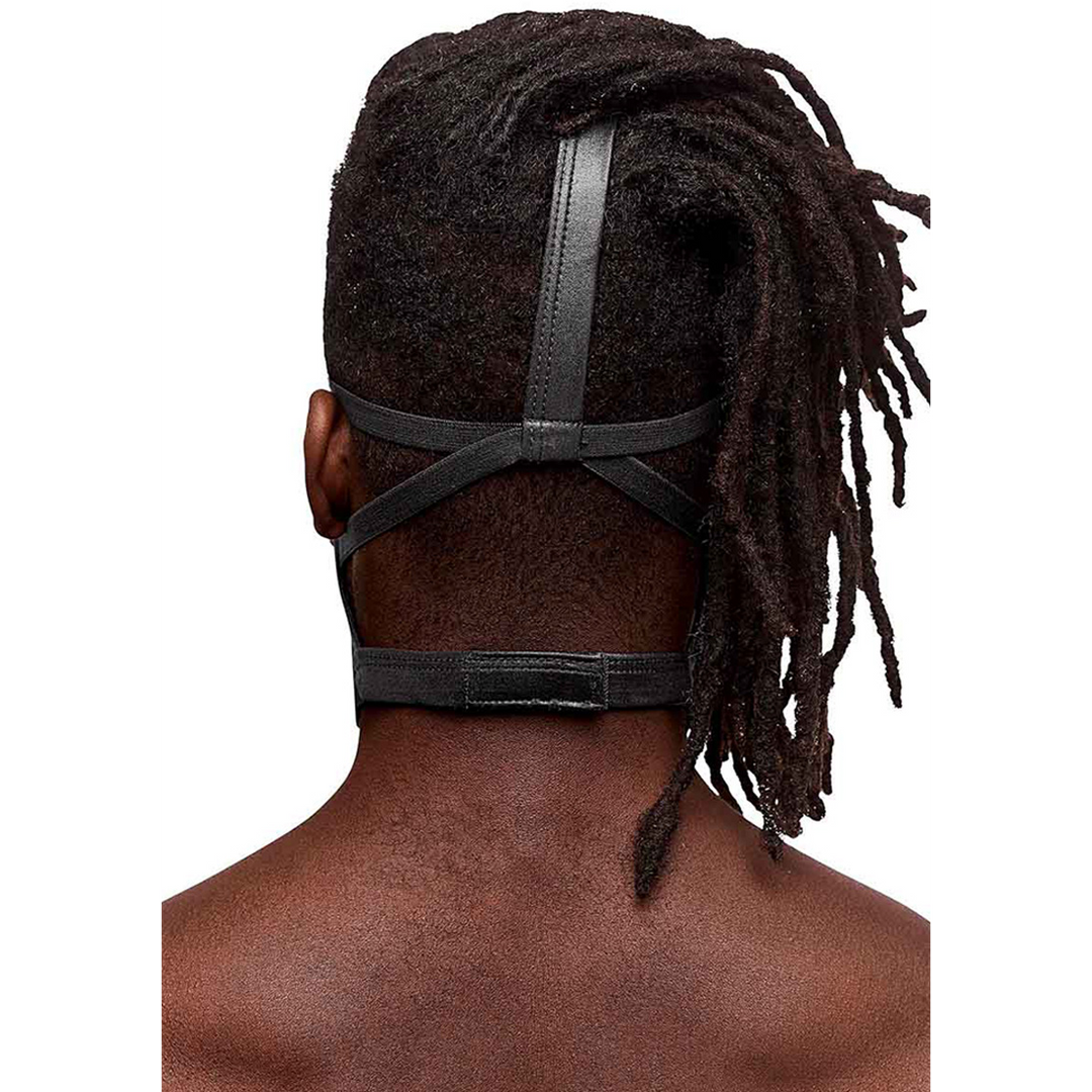 Triton – Masker met Verstelbare Nek en Voorring – Eén Maat – Zwart