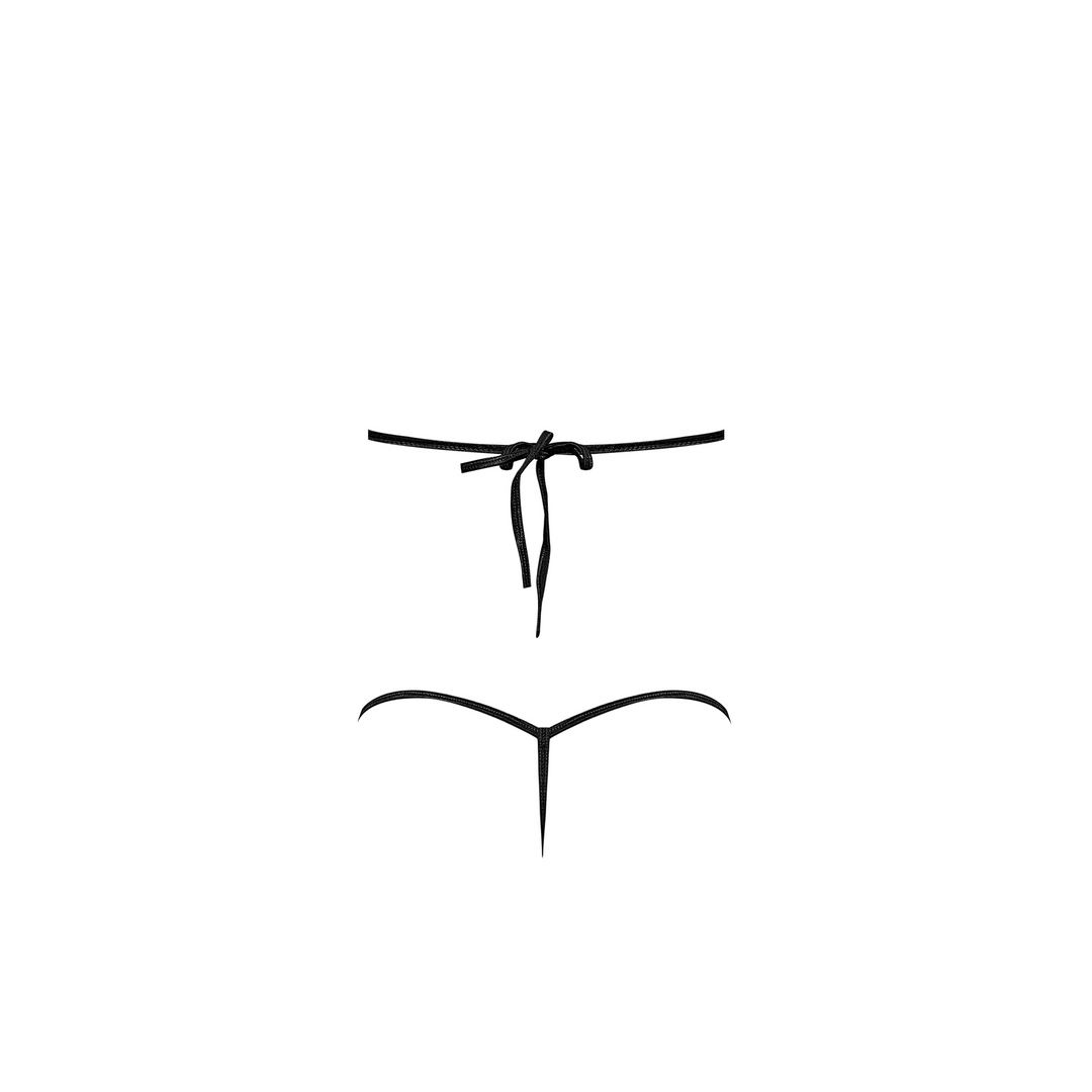 Orthia – Sexy Imitatie Net Set met Bh en G-String – L/XL