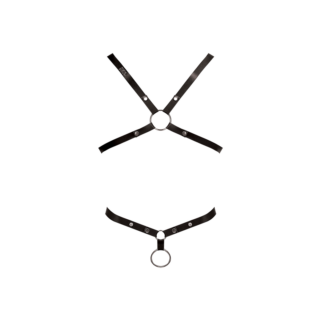 Rip Off Harness Set – One Size – Zwart