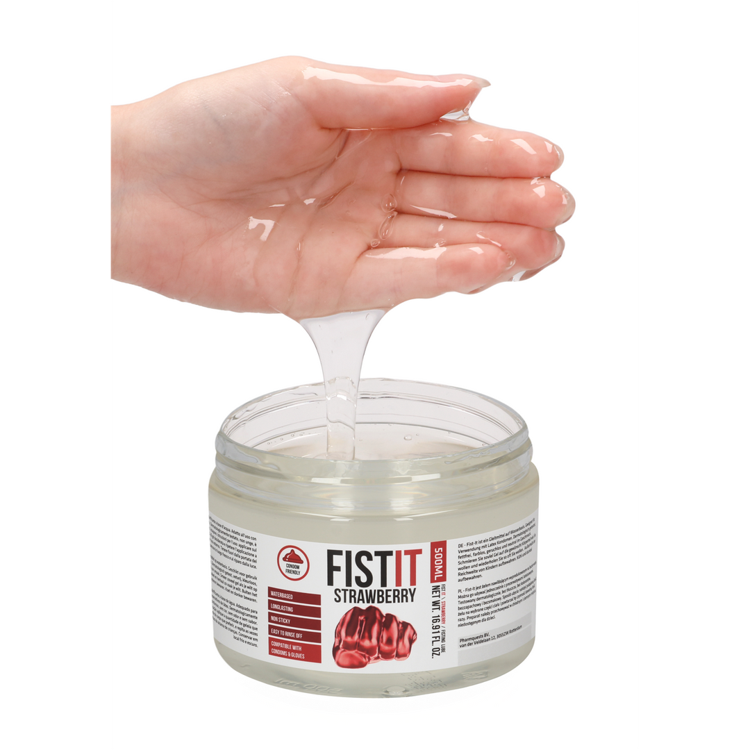 Extra Dikke Glijmiddel – Aardbei – 17 fl oz / 500 ml