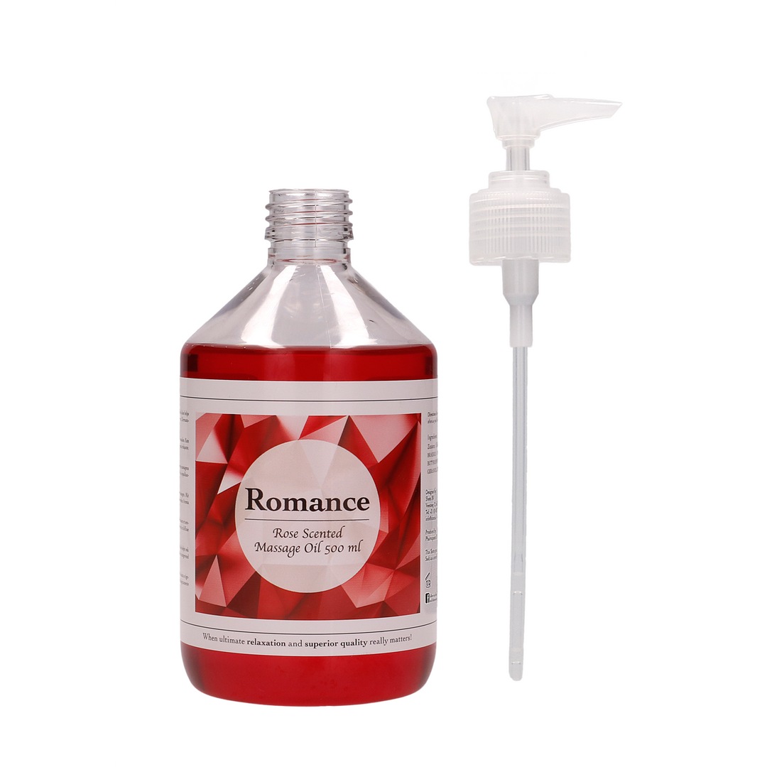 Romance – Massageolie – Rozengeur – 17 fl oz / 500 ml