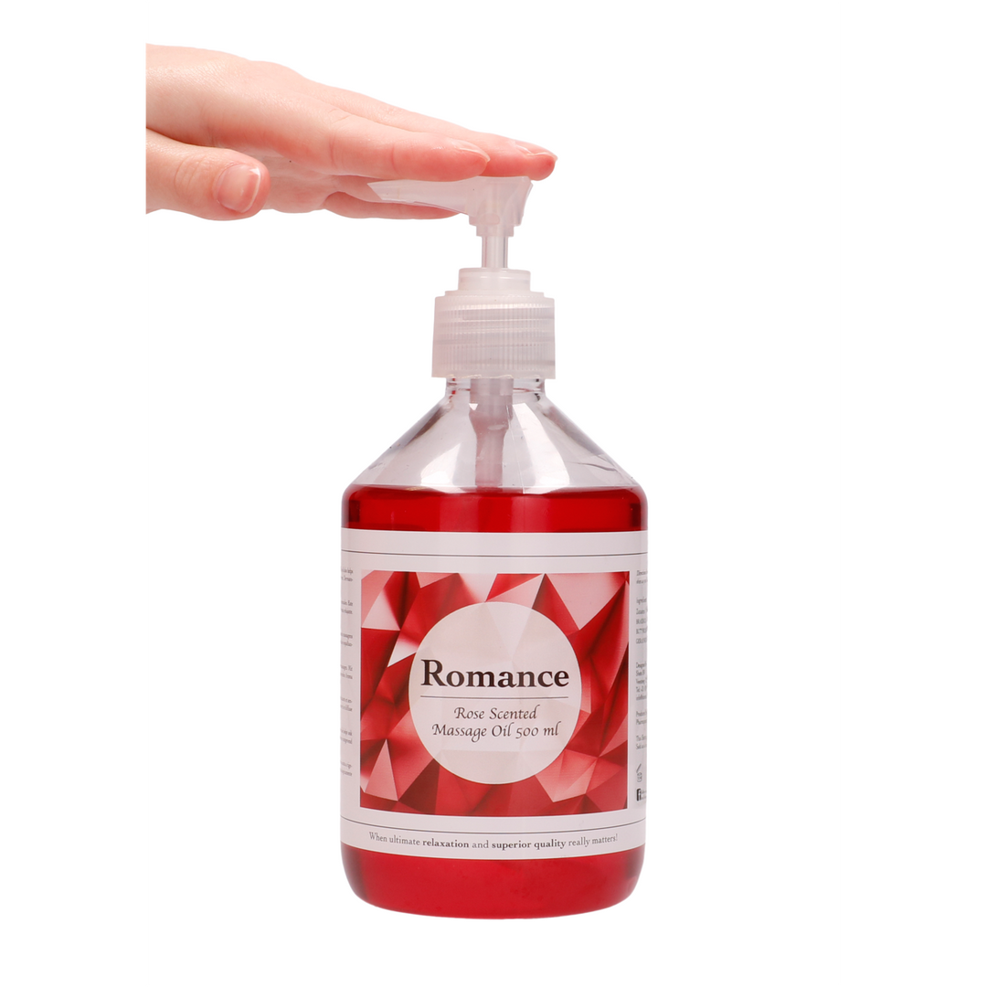 Romance – Massageolie – Rozengeur – 17 fl oz / 500 ml