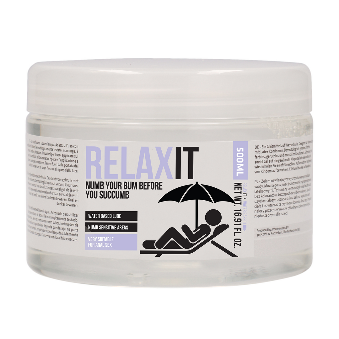 Relax It – Numb Your Bum Before You Succumb – 500 ml / 17 fl oz