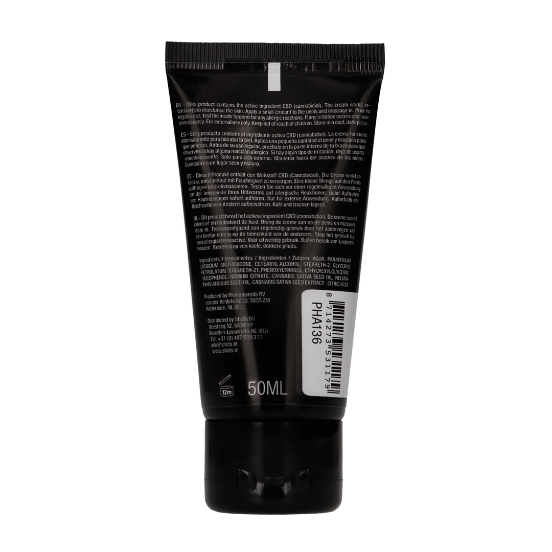 CBD Cannabis Masturbatiecrème voor Hem – 2 fl oz / 50 ml