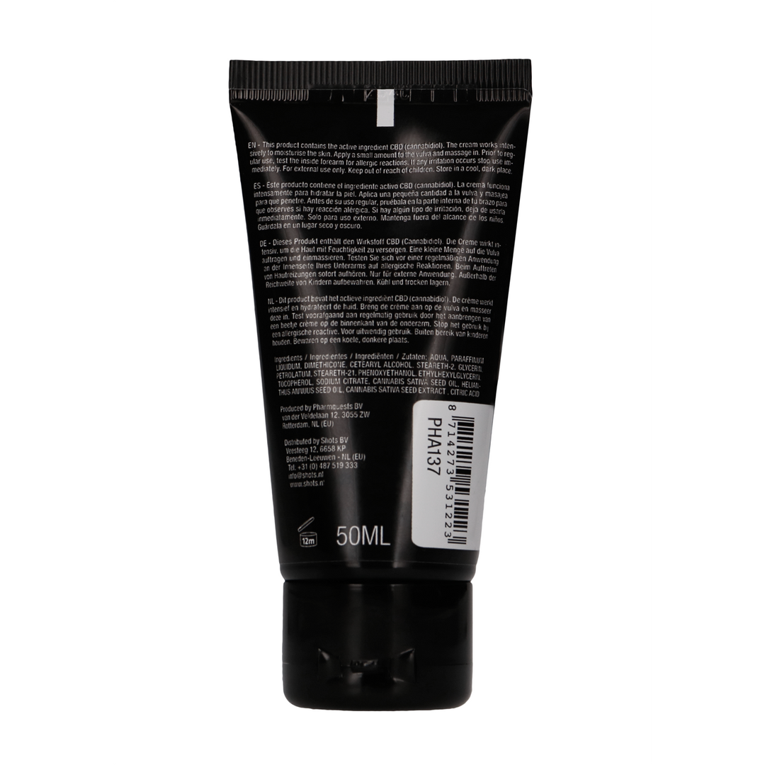 CBD Cannabis Masturbatiecrème Voor Haar – 2 fl oz / 50 ml