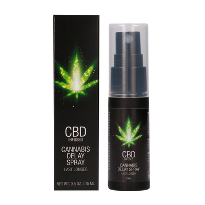 CBD Cannabis Vertraging Spray - 0,5 fl oz / 15 ml