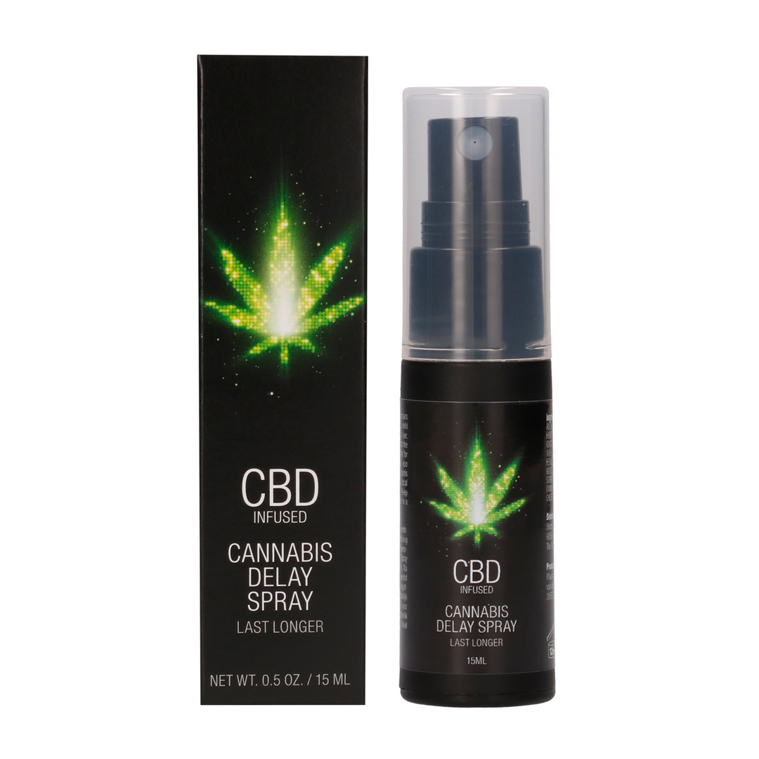 CBD Cannabis Vertraging Spray – 0,5 fl oz / 15 ml