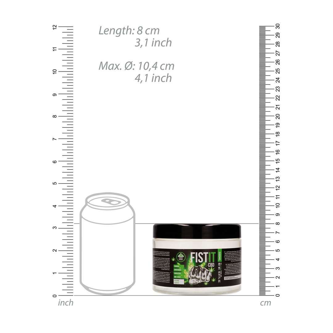 CBD Glijmiddel – 17 fl oz / 500 ml