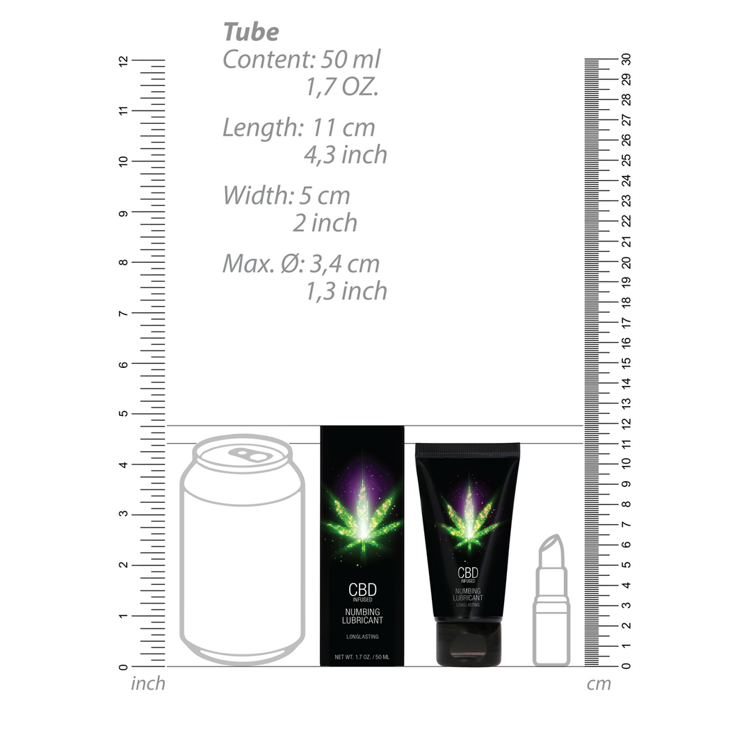 CBD Numbing Lubricant – 2 fl oz / 50 ml