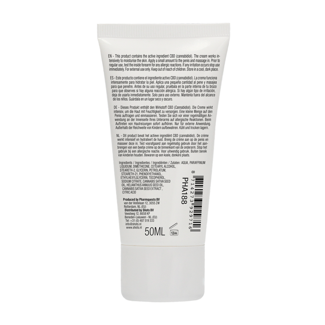 Natural CBD - Masturbation Cream for Him - 2 fl oz / 50 ml