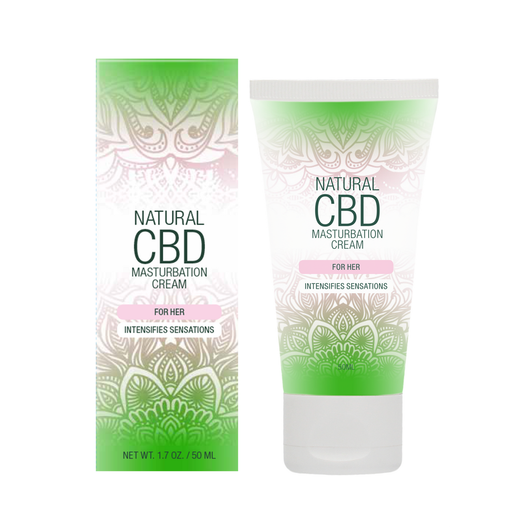 Crema de masturbación Natural CBD para ella - 2 fl oz / 50 ml