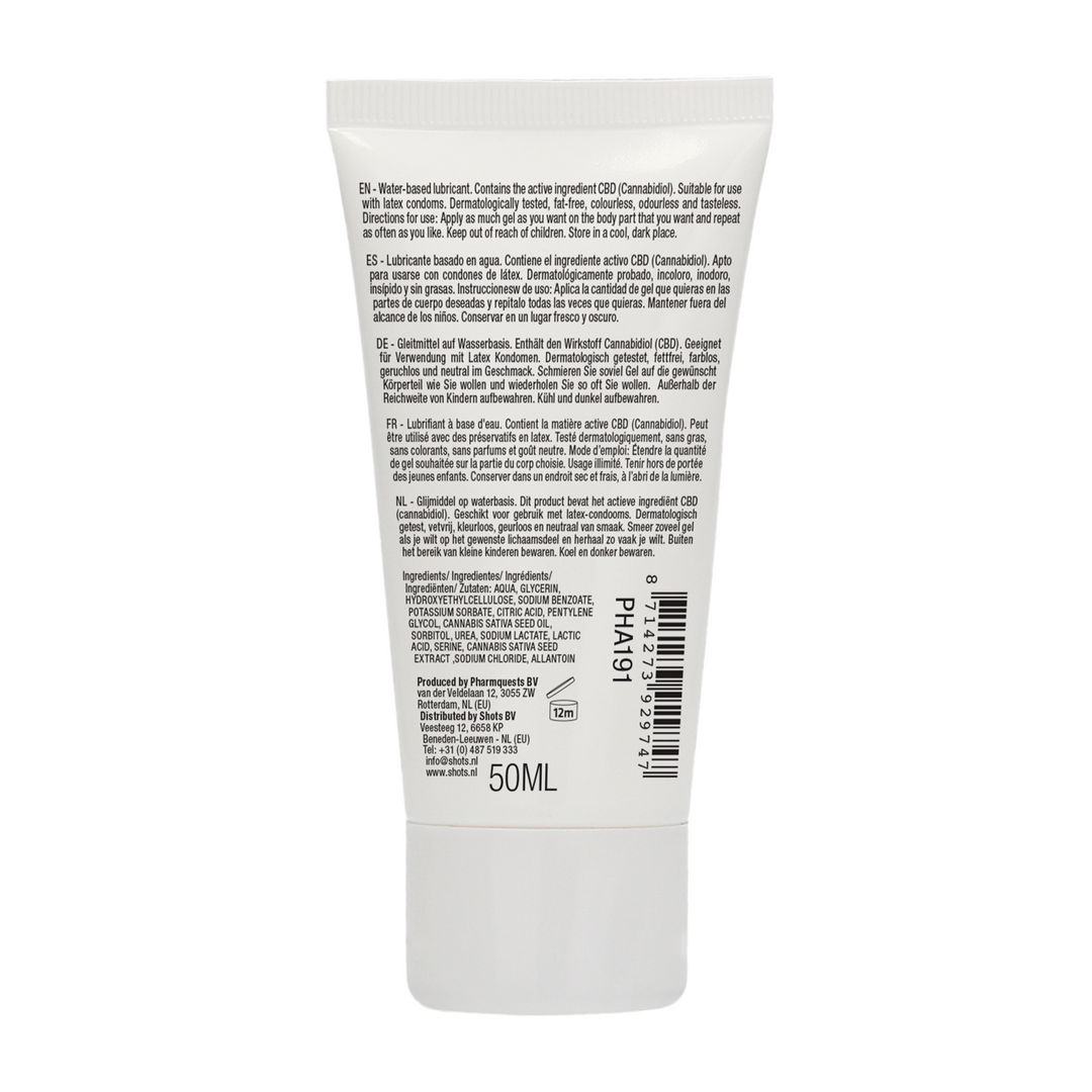 Natuurlijk CBD – Waterbasis Glijmiddel – 2 fl oz / 50 ml
