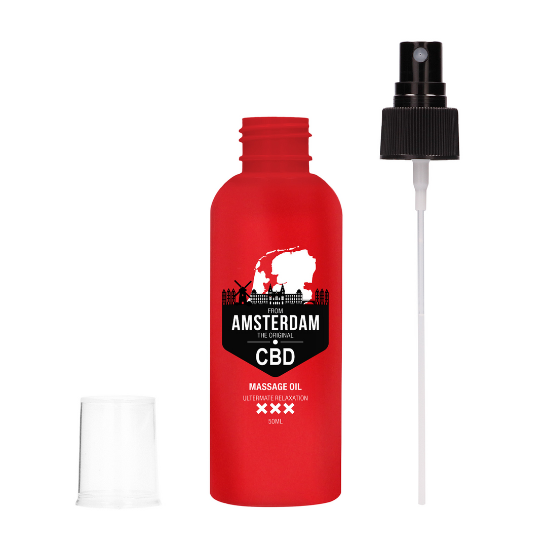 Originele CBD uit Amsterdam – Massageolie – 2 fl oz / 50 ml