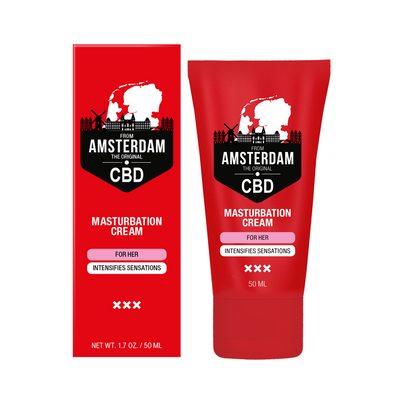 Originele CBD uit Amsterdam - Masturbatiecrème voor Haar - 2 fl oz / 50 ml