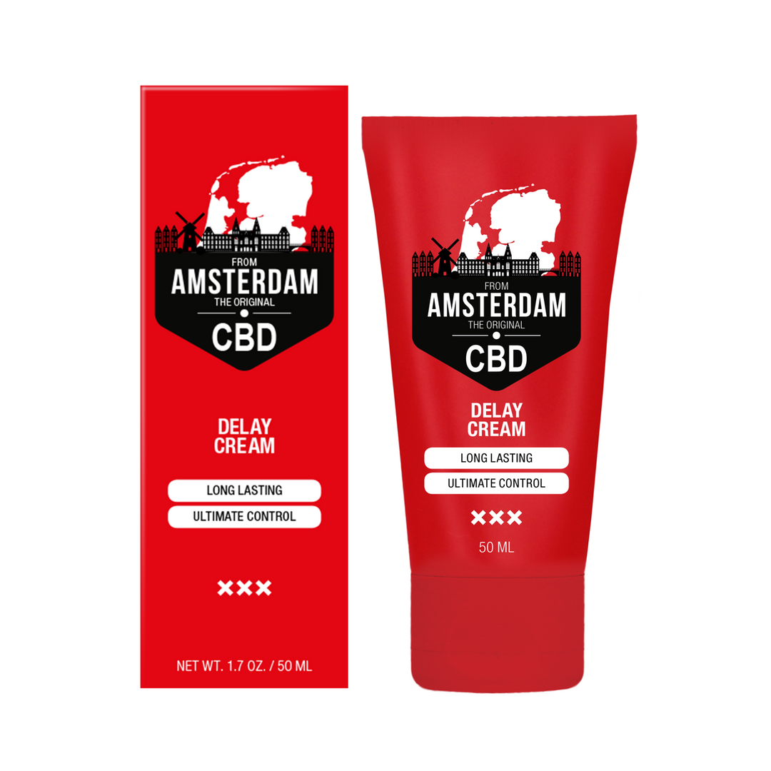 CBD Original de Ámsterdam - Crema Retraso - 2 fl oz / 50 ml