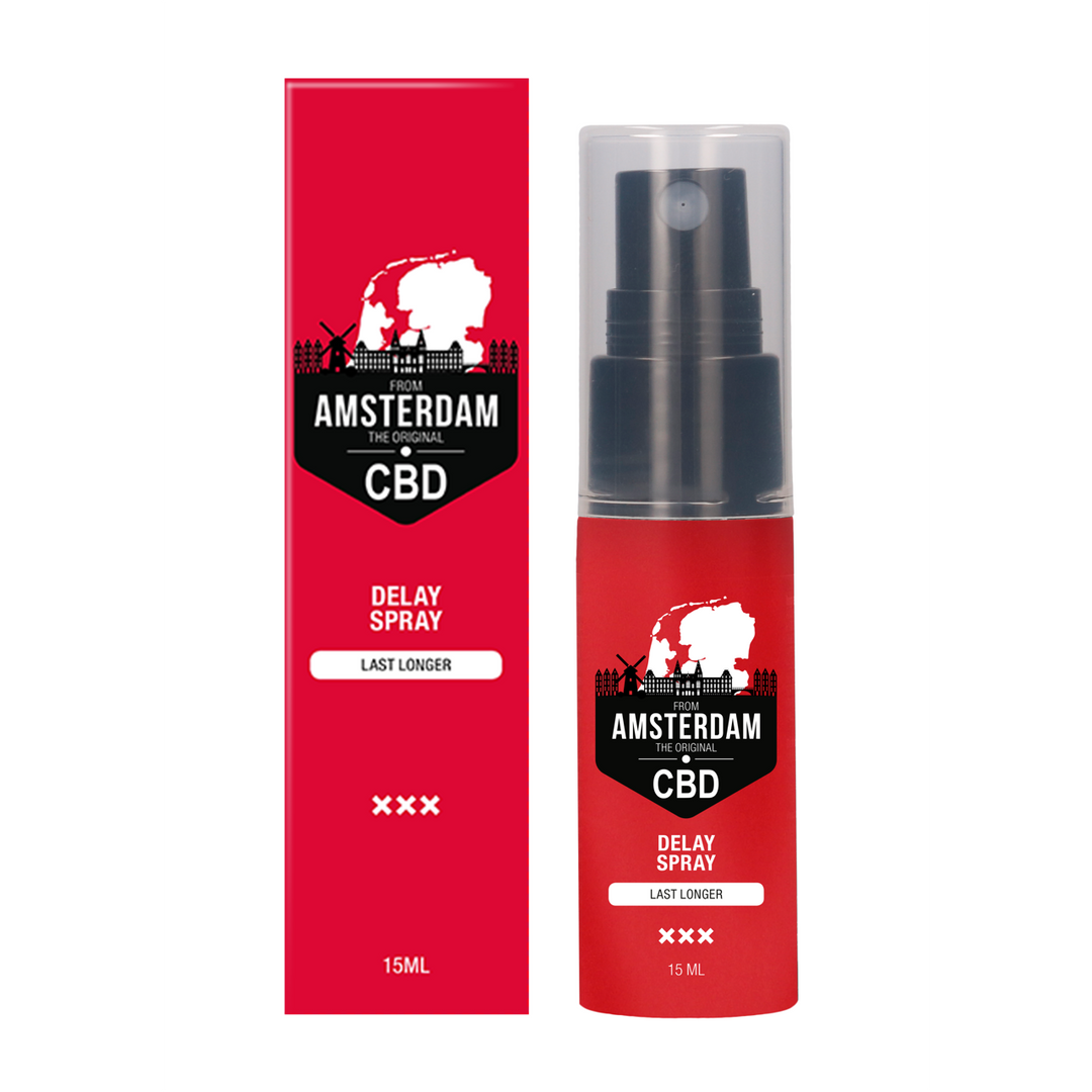 CBD Original de Ámsterdam - Spray de Retardo - 0.5 fl oz / 15 ml