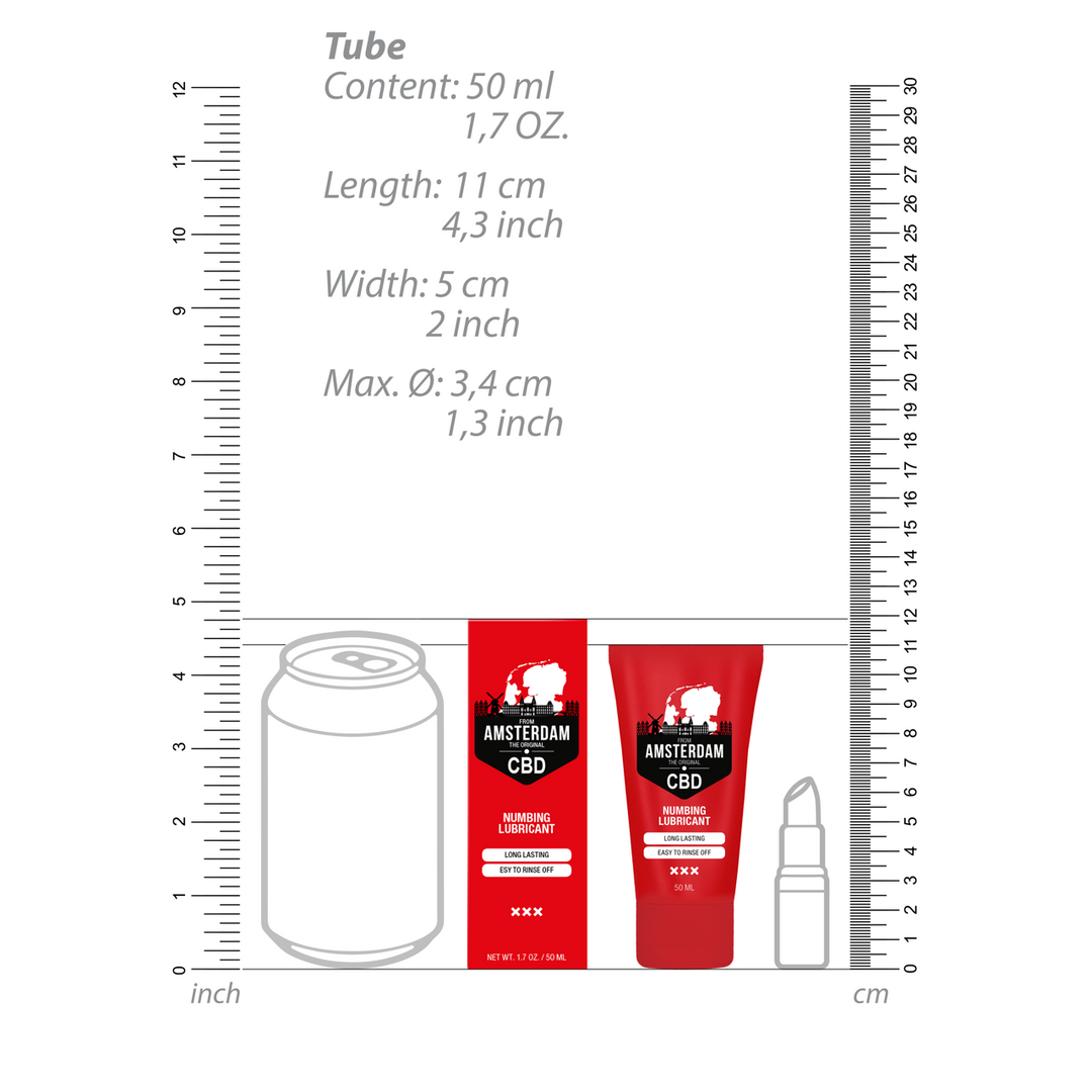 Originele CBD uit Amsterdam – Numbing Lubricant – 2 fl oz / 50 ml