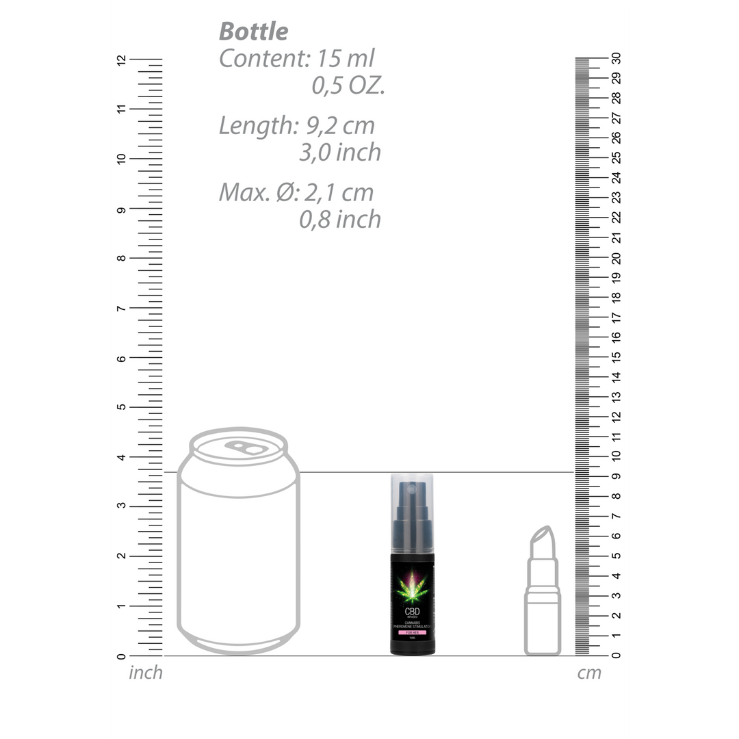 CBD Cannabis Pheromone Stimulator Voor Haar – 0.5 fl oz / 15 ml
