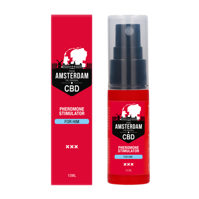 Original CBD Amsterdam Pheromone Stimulator voor Hem - 0,5 fl oz / 15 ml
