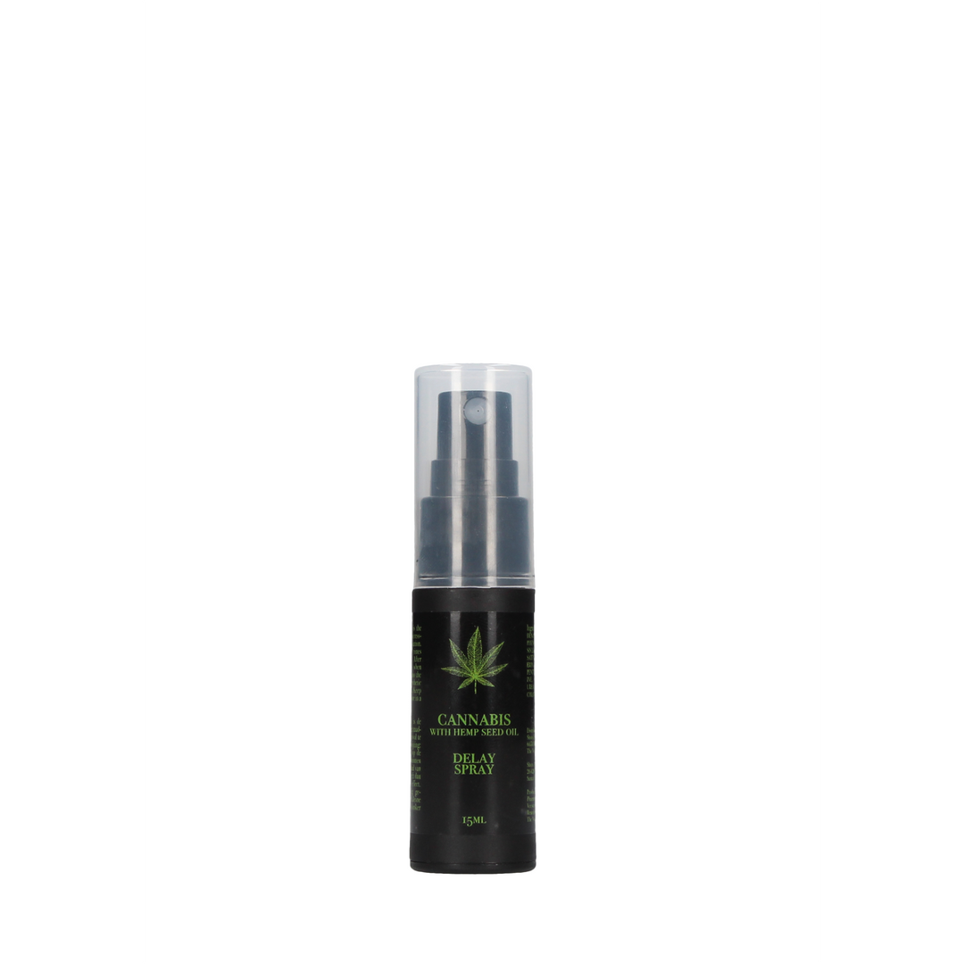Cannabis met Hennepzaadolie Vertraging Spray – 0,5 fl oz / 15 ml