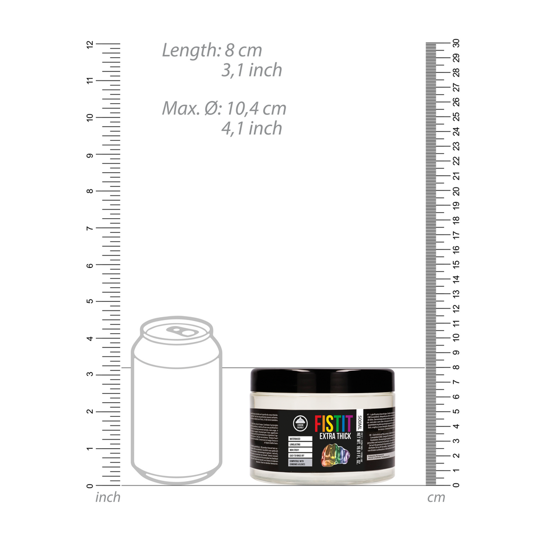 Extra Dikke Glijmiddel Rainbow Edition – 17 fl oz / 500 ml
