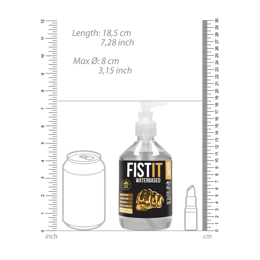 Waterbased glijmiddel – 17 fl oz / 500 ml