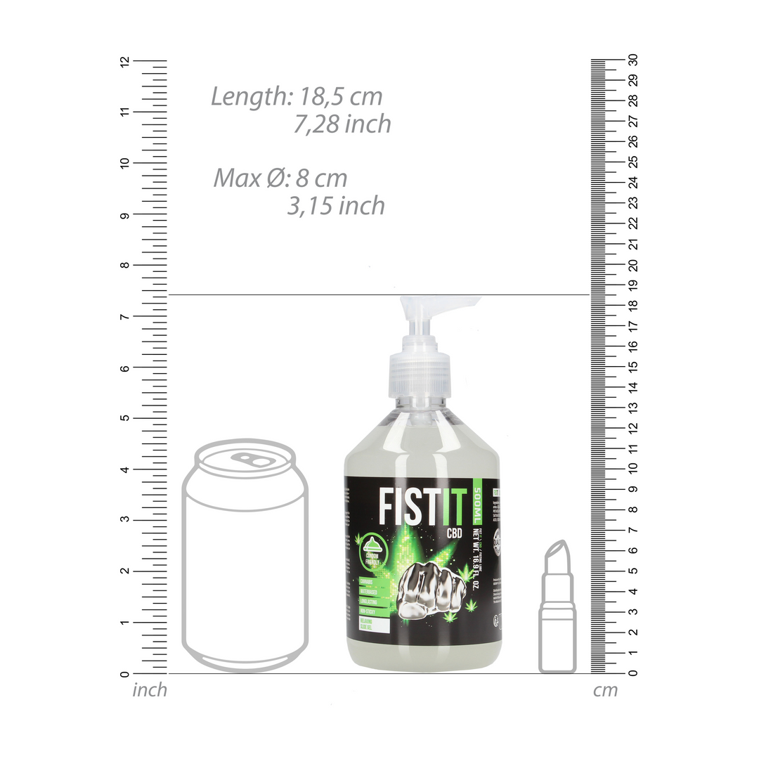 CBD Glijmiddel – 500 ml – Pomp