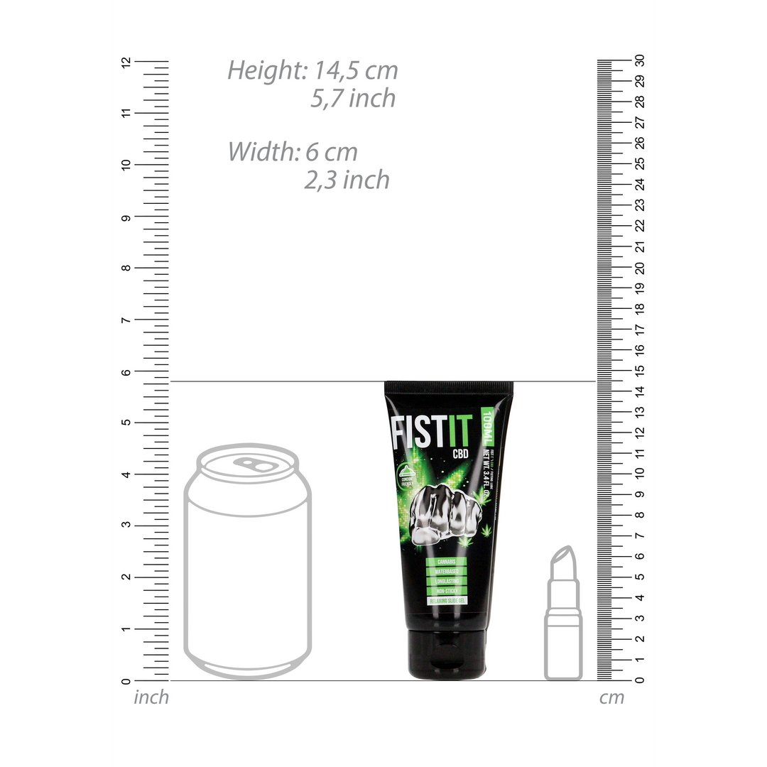 CBD Glijmiddel – 3.4 fl oz / 100 ml
