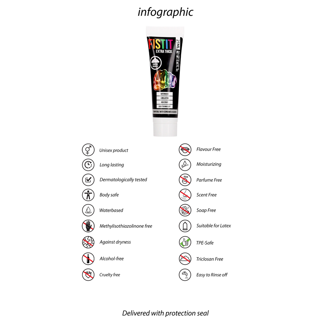 Extra Dikke Glijmiddel – Rainbow – 0,8 fl oz / 25 ml