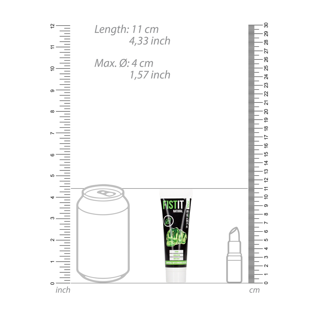 Natuurlijke Waterbasis Glijmiddel – 0,8 fl oz / 25 ml
