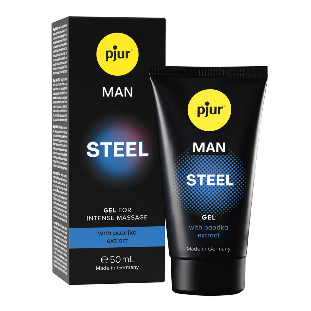 MAN – Steel Gel – Glijmiddel en Massagegel – 2 fl oz / 50 ml