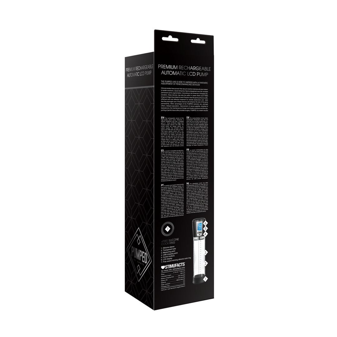 Premium Oplaadbare Automatische LCD Pomp