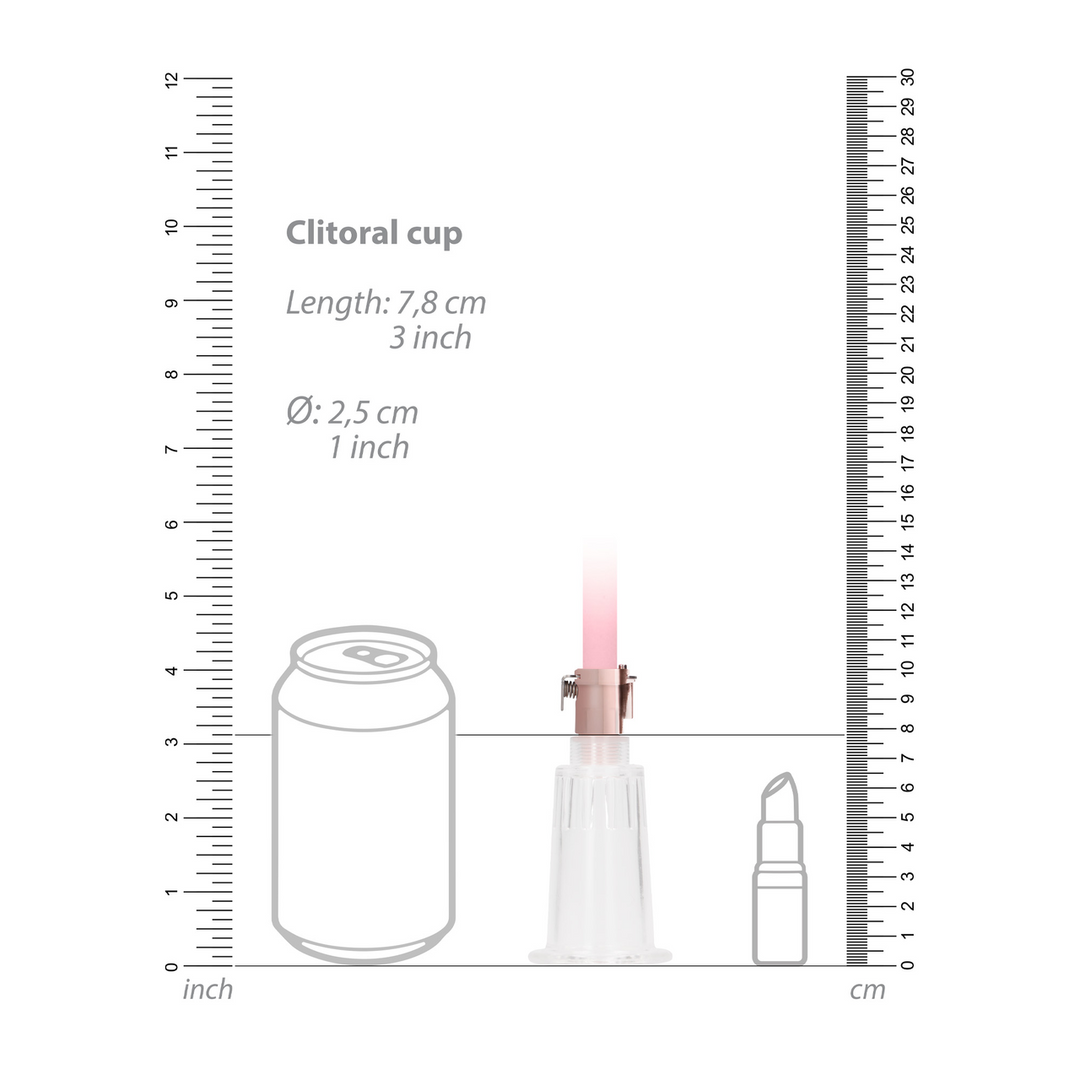 Clitorale  Tepelpomp Set Medium – Medium