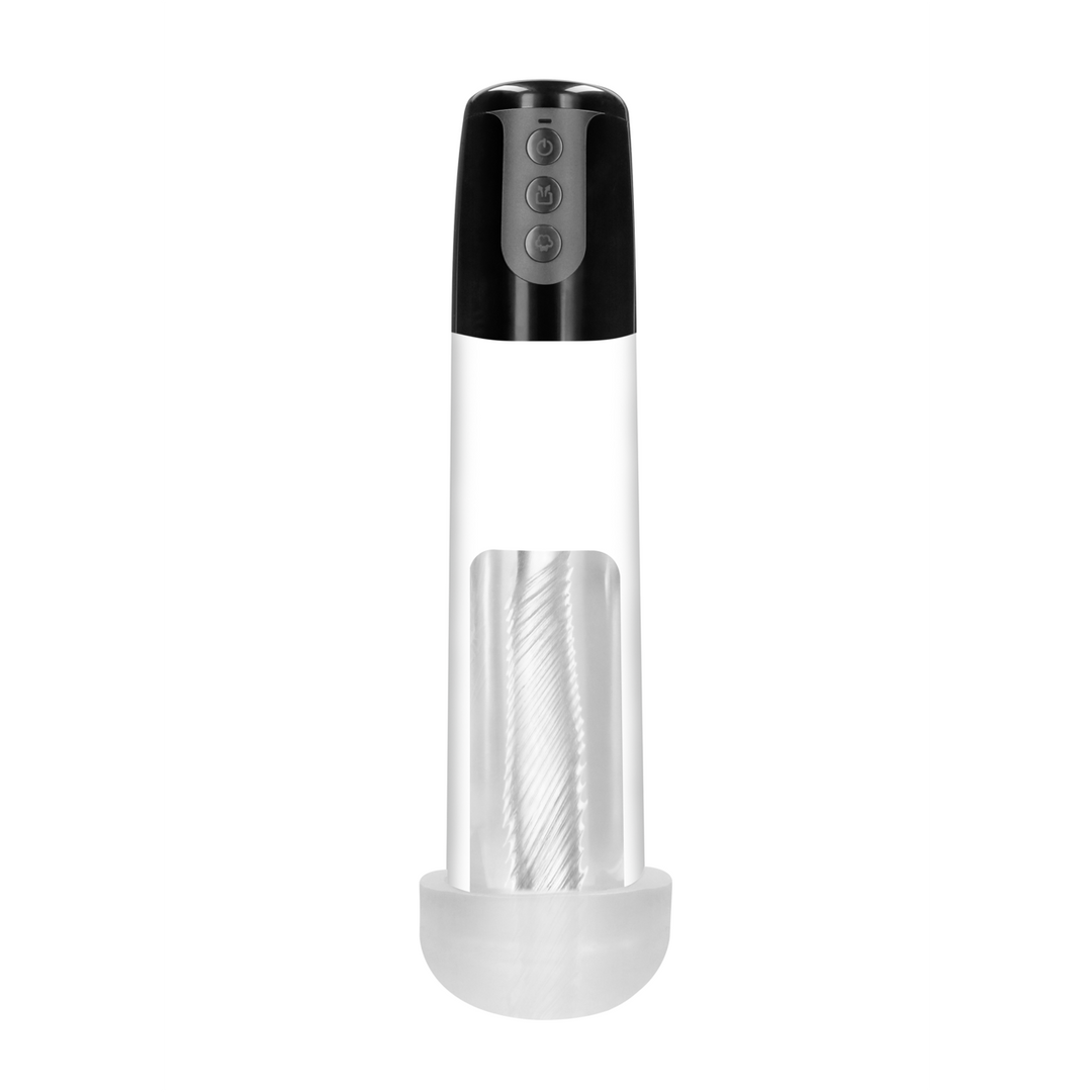 Automatische Cyber Pomp met Masturbatie Sleeve