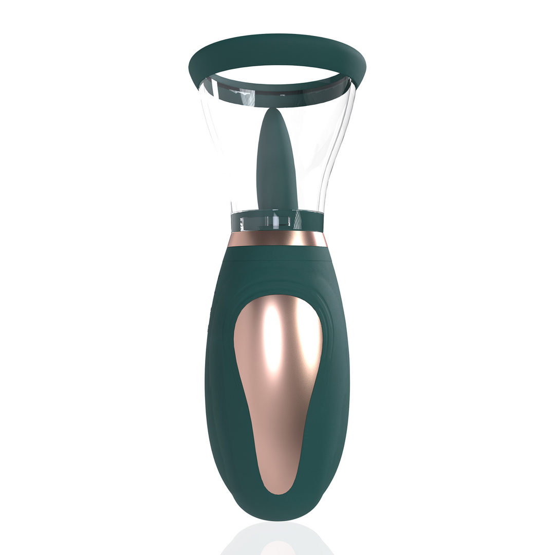 Enhance – Oplaadbare Vulva- en Borstpomp – Bosgroen