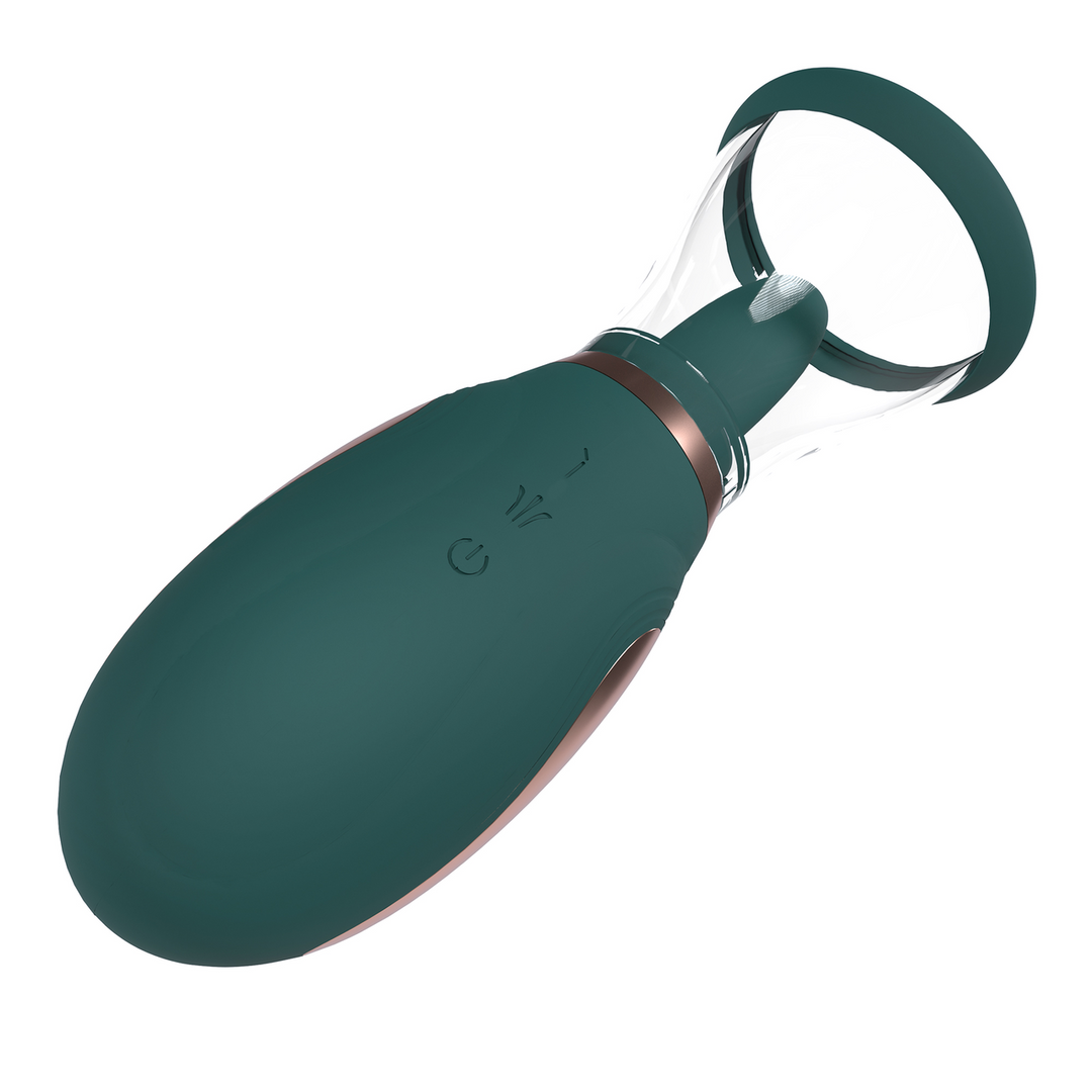 Enhance – Oplaadbare Vulva- en Borstpomp – Bosgroen