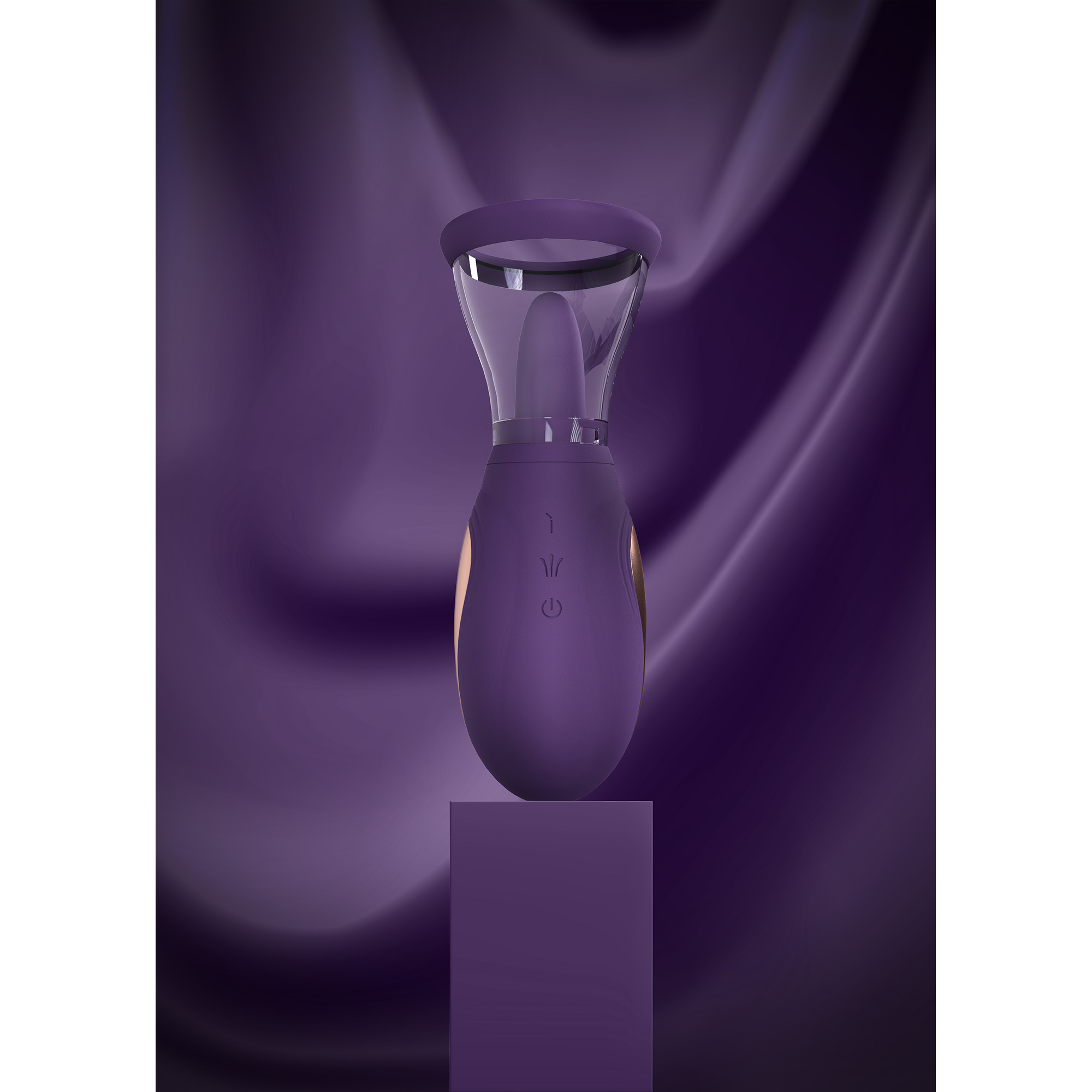 Enhance – Oplaadbare Vulva en Borst Pomp – Paars